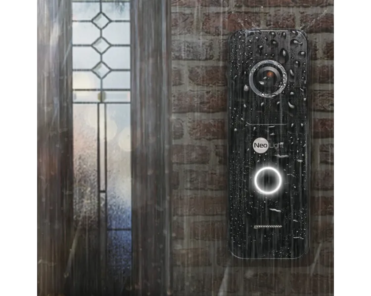 Neolight ALPHA Hybrid + PRIME FHD Black Комплект відеодомофону