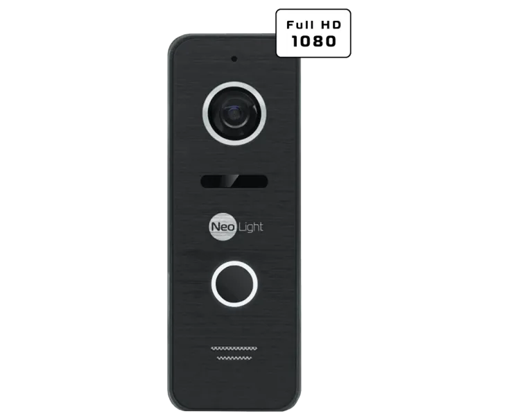 Neolight ALPHA Hybrid Black + PRIME FHD Black з кутком Комплект відеодомофону