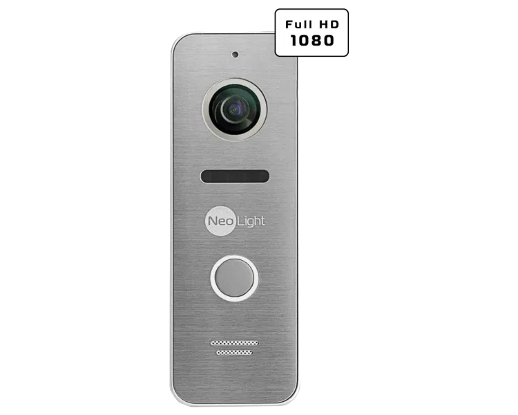Neolight ALPHA Hybrid + PRIME FHD Silver з кутком Комплект відеодомофону