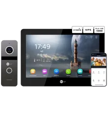 Neolight MEZZO Hybrid Black + SOLO FHD Graphite Комплект відеодомофону