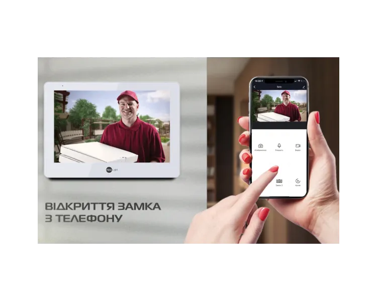 Neolight MEZZO Hybrid Black + SOLO FHD Silver Комплект відеодомофону