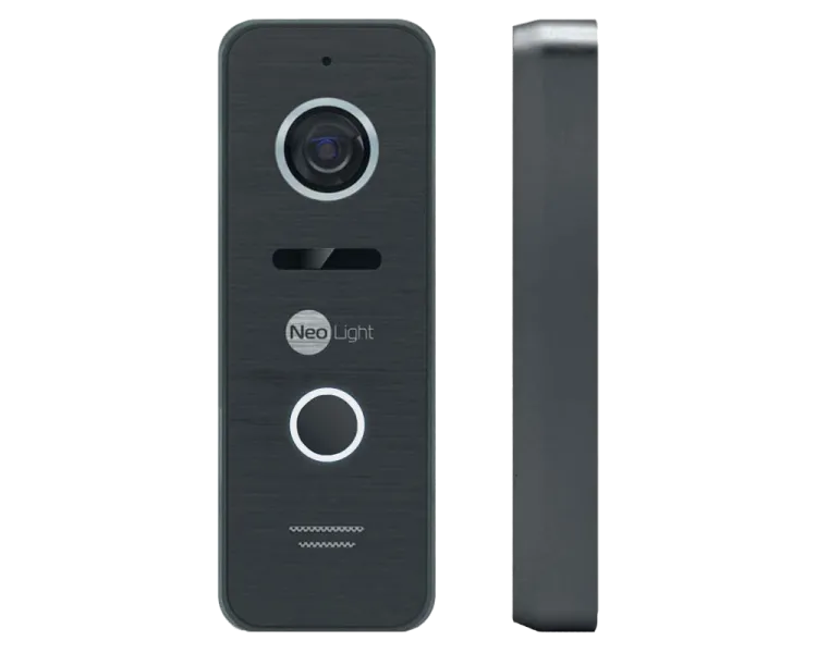 Neolight MEZZO Hybrid Black + PRIME FHD Black з кутком Комплект відеодомофону