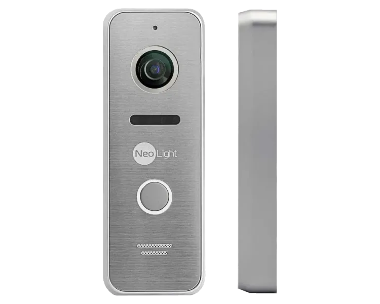 Neolight MEZZO Hybrid + PRIME FHD Silver з кутком Комплект відеодомофону