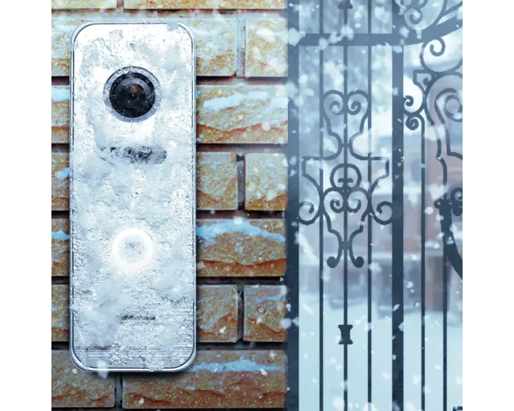 Neolight MEZZO Hybrid + PRIME FHD Silver з кутком Комплект відеодомофону