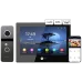 Neolight ALPHA Hybrid Black + SOLO IP Graphite з кутком, PoE адаптер для панелі виклику Комплект відеодомофону