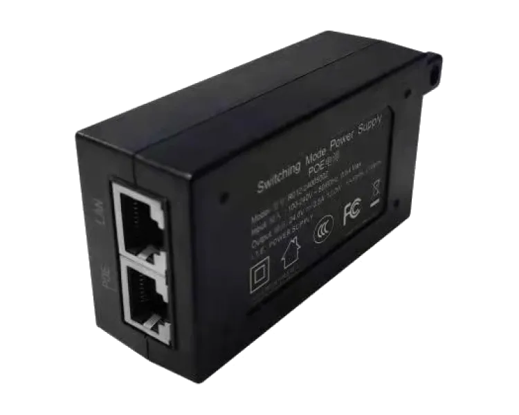 Neolight ALPHA Hybrid Black + SOLO IPW Graphite з кутком, PoE адаптер для панелі виклику Комплект відеодомофону