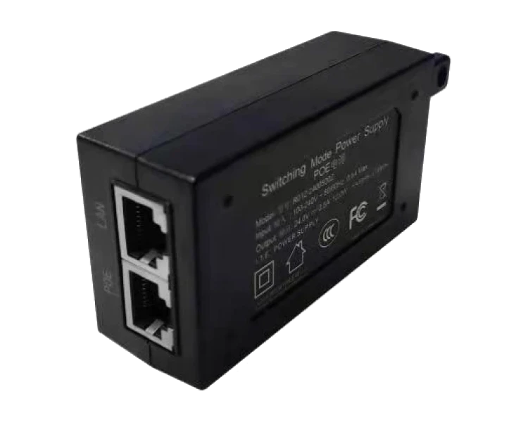 Neolight MEZZO Hybrid Black + SOLO IPW Graphite с уголком, PoE адаптер для вызовной панели Комплект видеодомофона
