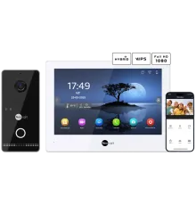 Neolight ALPHA Hybrid + OPTIMA IPW Black Комплект відеодомофону