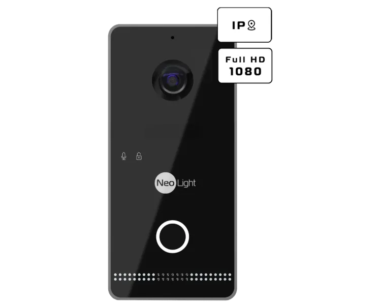 Neolight ALPHA Hybrid + OPTIMA IPW Black Комплект відеодомофону