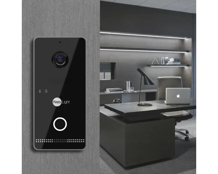 Neolight ALPHA Hybrid + OPTIMA IPW Black Комплект відеодомофону