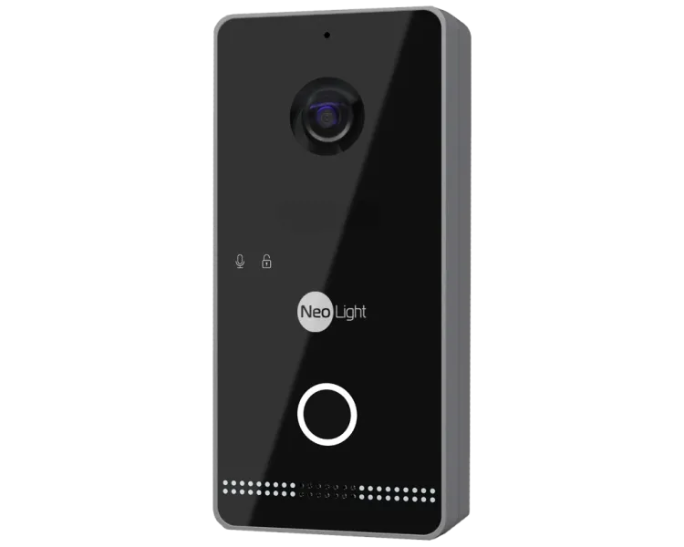 Neolight ALPHA Hybrid Black + OPTIMA IPW Black Комплект відеодомофону