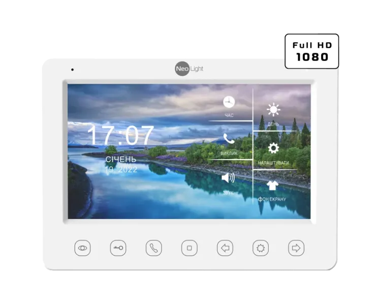 Neolight KAPPA+ HD WF + PRIME FHD Black з кутком Комплект відеодомофону