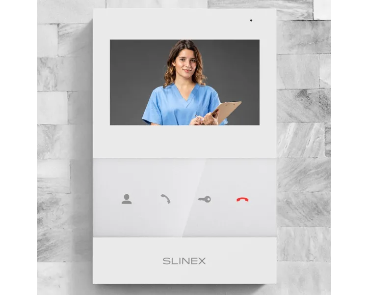 Slinex SQ-04 White + ML-17HR Graphite Комплект відеодомофону