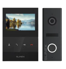 Slinex SQ-04 Black + ML-17HR Graphite Комплект відеодомофону