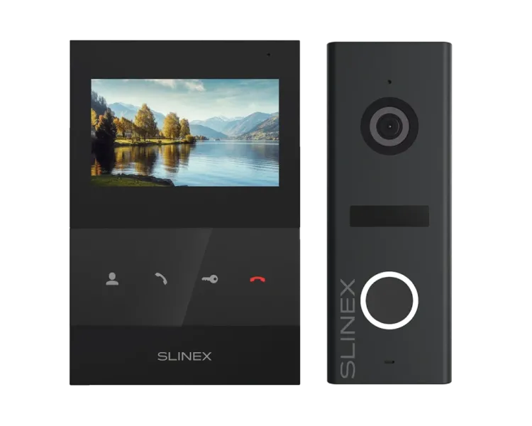 Slinex SQ-04 Black + ML-17HR Graphite Комплект відеодомофону