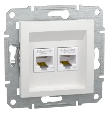 Asfora UTP 5E Розетка RJ45 подвійна