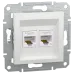Asfora UTP 5E Розетка RJ45 подвійна