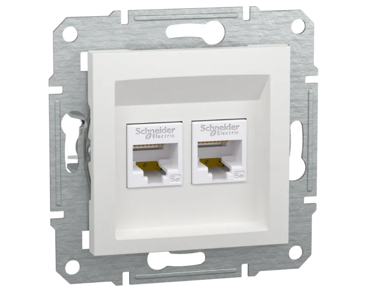Asfora UTP 5E Розетка RJ45 подвійна
