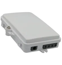 на 4 SC Simplex/LC duplex, 205x135x40 мм, без Адапт., (гільзи, касета) Бокс герметичний розподільний