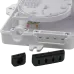 на 4 SC Simplex/LC duplex, 205x135x40 мм, без Адапт., (гільзи, касета) Бокс герметичний розподільний