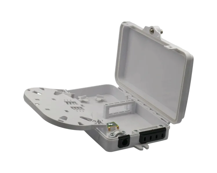 на 4 SC Simplex/LC duplex, 205x135x40 мм, без Адапт., (гільзи, касета) Бокс герметичний розподільний