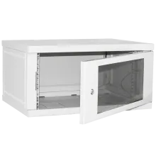 IPCOM СН-4U-060х035-ДС-7035 (RAL7035) Шафа телекомунікаційна скло