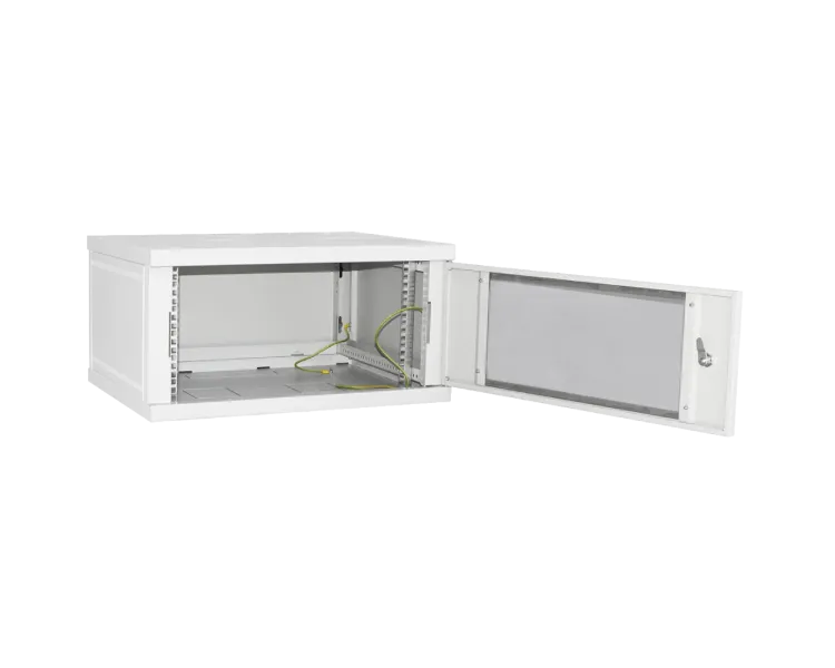 IPCOM СН-4U-060х035-ДС-7035 (RAL7035) Шкаф телекоммуникационное стекло