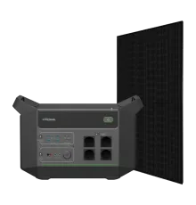 HYXiPower HYX-EA2000 + Canadian Solar CS6R-395MS Full Black Система автономного живлення однофазна