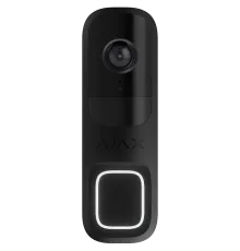 Ajax Doorbell black RAL 9005 Відеодзвінок