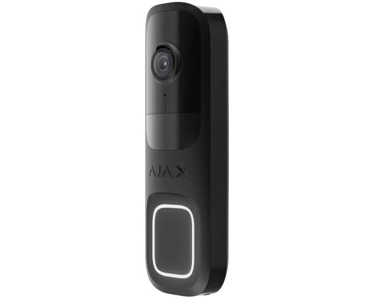 Ajax Doorbell black RAL 9005 Відеодзвінок