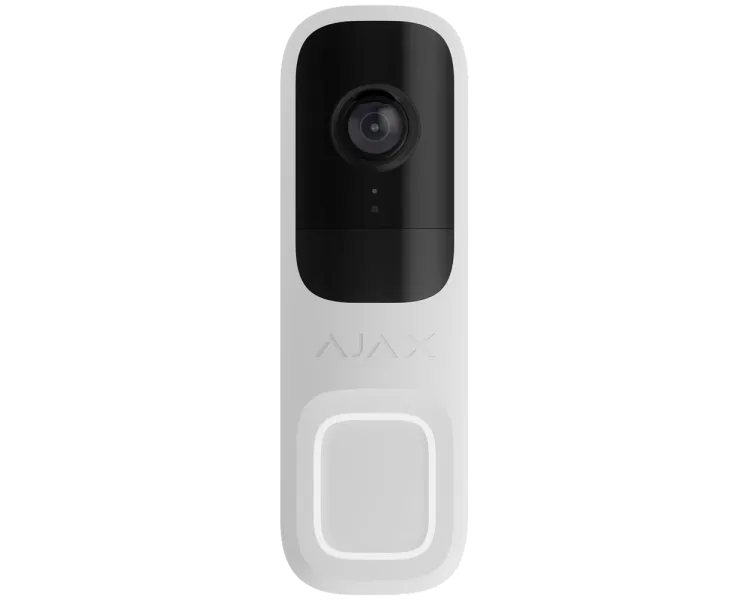 Ajax Doorbell White RAL 9003 Відеодзвінок