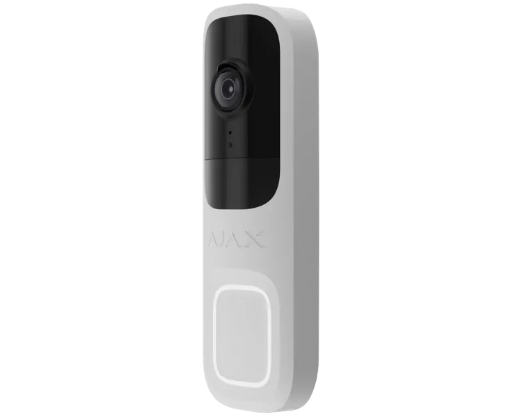 Ajax Doorbell White RAL 9003 Відеодзвінок