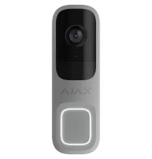 Ajax Doorbell Grey RAL 7004 Відеодзвінок