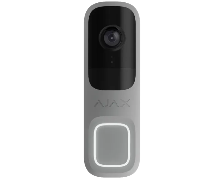 Ajax Doorbell Grey RAL 7004 Відеодзвінок