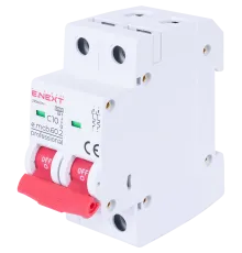 Enext e.mcb.pro.60.2.C 10 new, 2р, 10А, C, 6кА new Модульний автоматичний вимикач