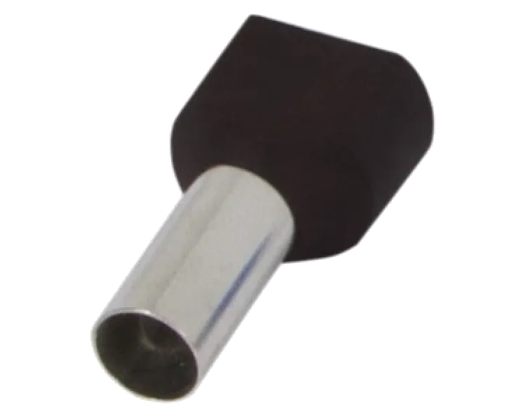 Enext e.terminal.stand.te.2.1.5.black 100 шт втулковий чорний Ізольований накінечник