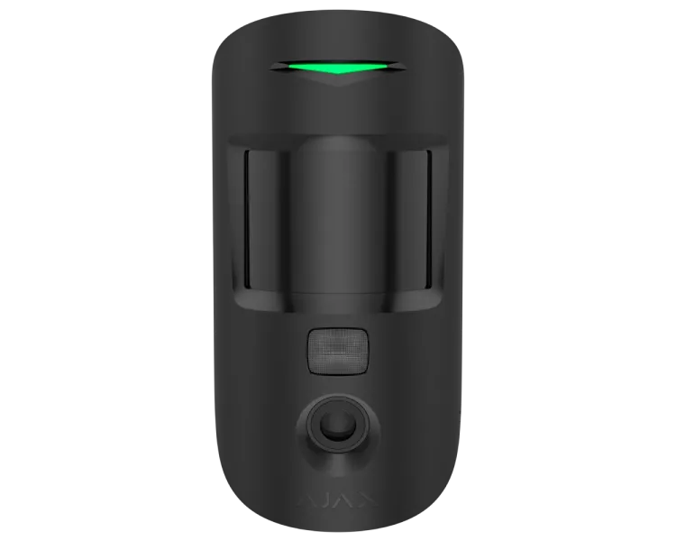 Бездротовий сповіщувач руху з камерою Ajax Superior MotionCam HD (PhOD) black Jeweller