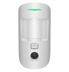 Бездротовий сповіщувач руху з камерою Ajax Superior MotionCam HD (PhOD) white Jeweller