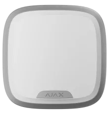Бездротова вулична сирена Ajax Superior StreetSiren Plus white Jeweller