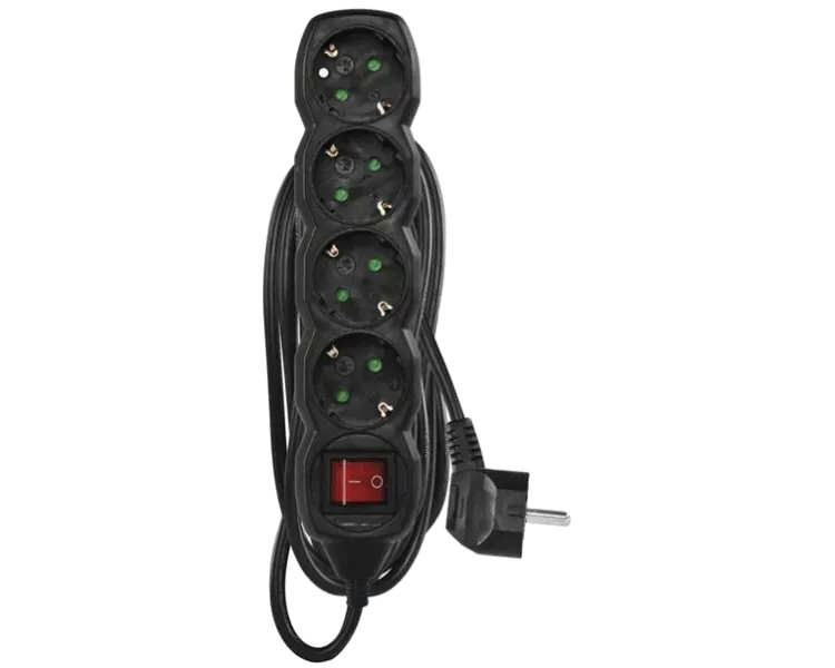 EMOS PC1423R 4 розетки 3 м Мережевий подовжувач