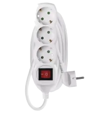EMOS P1321R 3 розетки 1.5 м Мережевий подовжувач