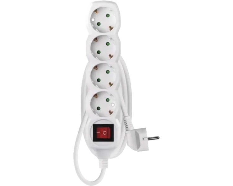 EMOS P1421R 4 розетки 1.5 м Мережевий подовжувач