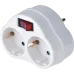 EMOS P0063 2 розетки Адаптер з вимикачем