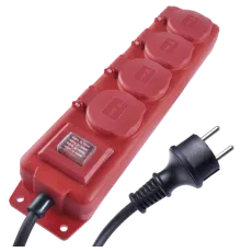 EMOS P14201 4 розетки 10 м Мережевий подовжувач