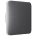 Ajax SoloButton (1-gang/2-way) grey Кнопка для одноклавішного чи прохідного вимикача