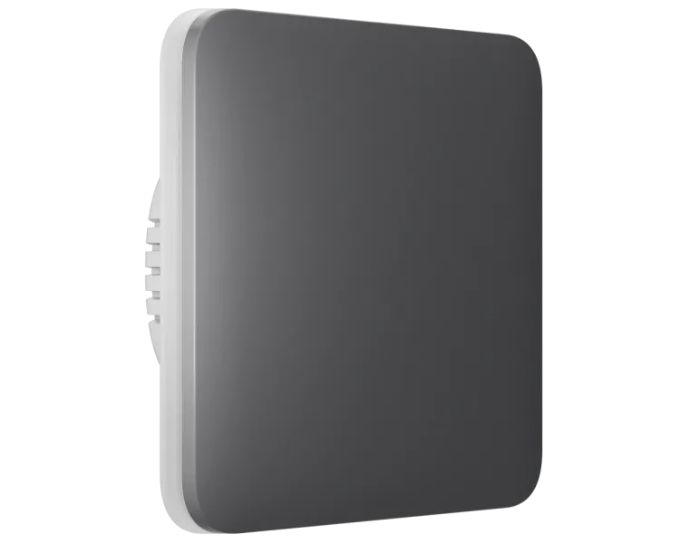 Ajax SoloButton (1-gang/2-way) grey Кнопка для одноклавішного чи прохідного вимикача