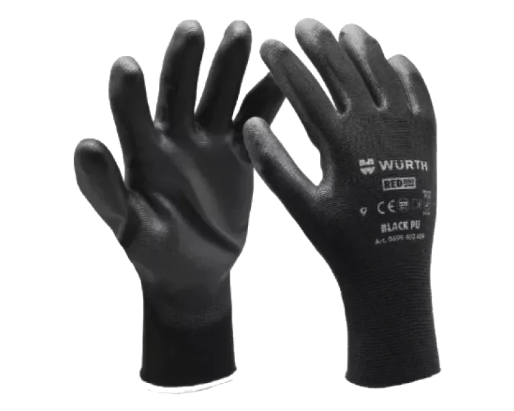 Wurth Black PU р.10 Рукавиці монтажні