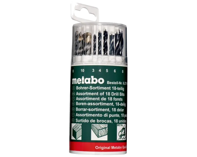 Metabo 18 предм. (627190000) Набір свердел