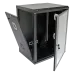 19"15U, 600х600х773 акриловое стекло,черный Шкаф