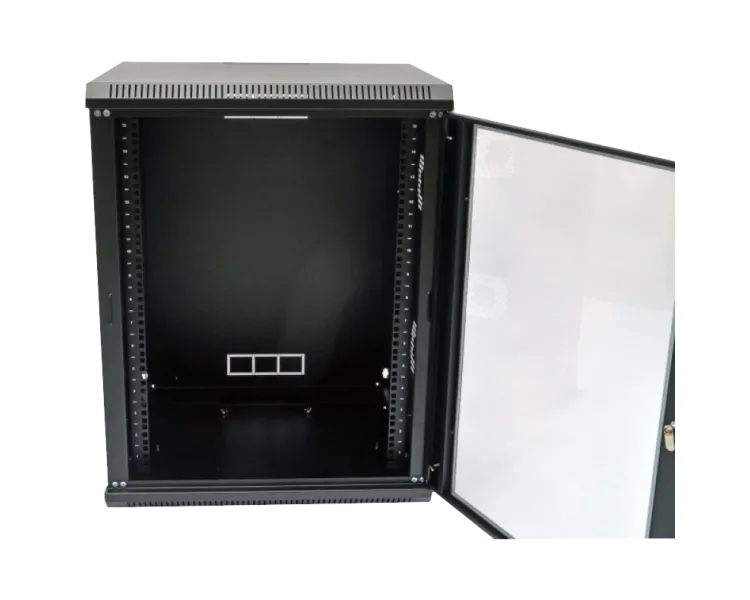 19"15U, 600х600х773 акриловое стекло,черный Шкаф